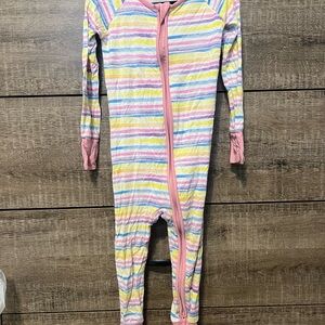 Little Sleepies Multicolor Striped Footie